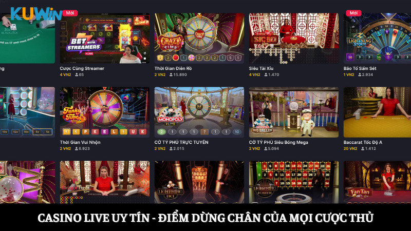 casino live uy tín