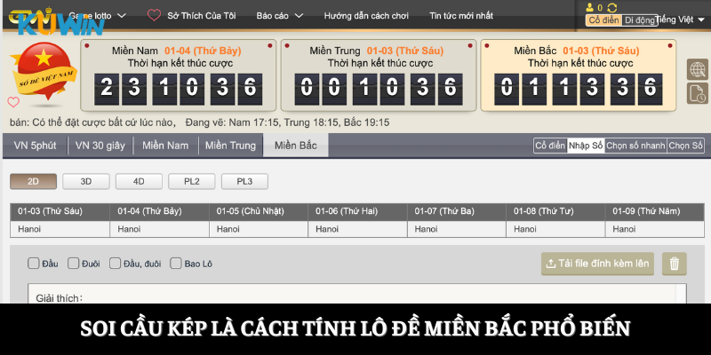 Soi cầu kép là cách tính lô đề miền Bắc phổ biến